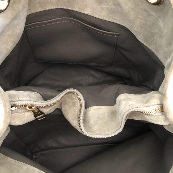 Louis Vuitton Limited Edition Jade Monogram Embossed Suede Whisper GM Bag - Picture 6 of 14